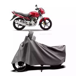 Auto Pearl Two Wheeler Cover with Bag for Yamaha Gladiator Graffitti, Silver-image-12