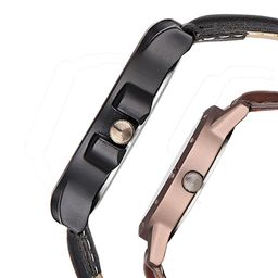WM Men Black & Peach-Coloured Analogue Watch DDWM-036 image 4