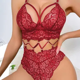 VAGHBHATT Net Baby Doll with High-Low image 3