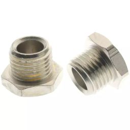RS PRO 3/8 in Male Nickel Plated Brass Plug Fitting for 9.5mm Model No 2312535-15