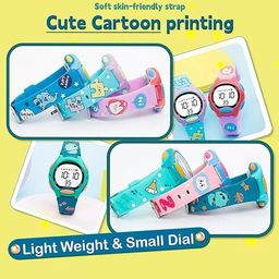 Otage Unisex Kids Patterned Dial & Straps Digital Multi Function Watch image 2