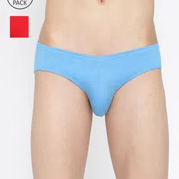 La Intimo Pack Of 2 Mid-Rise Anti-Microbial Basic Briefs LIBR050B-picture-17