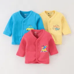 Bodycare Cotton Knit Full Sleeves Anti-Bacterial Thermal Vests Pack of 3 (Colour May Vary)-picture-18