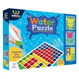 Webby DIY Fill in Colours, Drop and Design Water Mosaic Art and Craft Set with Tray - Multicolour-14