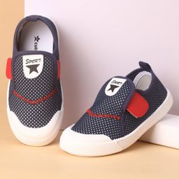 Cute Walk by Babyhug Casual Shoes with Velcro Closure - Navy Blue-picture-12
