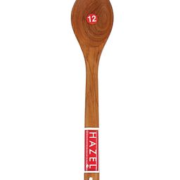 HAZEL Wooden Serving Pan Spatula Scoup Non Stick One Piece Cooking Spoon Kitchen Tools Utensil, Small Size-picture-18