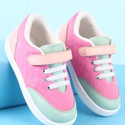 Babyoye Casual Shoes with Velcro Closure - Light Pink-image-74