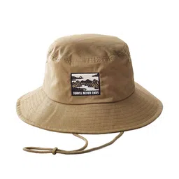FORCLAZ By Decathlon Unisex Brown Solid Bucket Hat-56