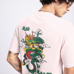 glitchez Urban Dope Printed Relaxed Fit T-shirt-image-88