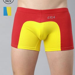 IC4 Men Pack of 2 Assorted Colourblocked Trunks 0YB-RY296P2-11