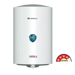 Havells Troica 25 L Vertical Mount Storage Water Geyser 2000 W 4 Star White and Grey GHWAHPSWH025-image-95