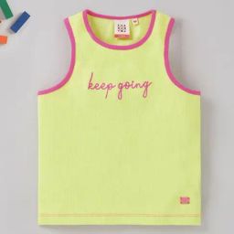 Ed-a-Mamma Kids Green Embroidered T-Shirt-picture-46