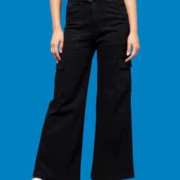 Miss Chase Black Relaxed Fit High Rise Stretchable Jeans-picture-8