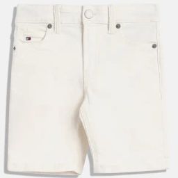 TOMMY HILFIGER Boys White Cotton Solid Shorts-picture-44