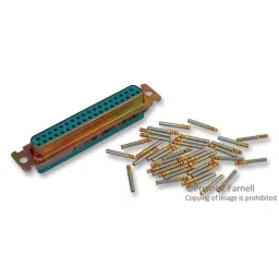 CINCH CONNECTIVITY SOLUTIONS D SUB CONNECTOR, STANDARD, 37 POSITION, RECEPTACLE, M24308/2-4F-10