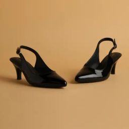 Eridani Women's Violet Black Back Strap Stilettos-image-46