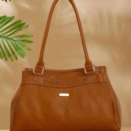 Teakwood Leathers Mango Medium Leather Shoulder Bag-image-97