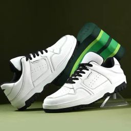 Hoversole Men's SKYLINE White Casual Sneakers-38