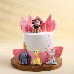 Jungle Magic Adventure Theme Cake-image-13