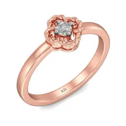 Joyalukkas 18k Rose Gold & Diamond Ring for Women-picture-4