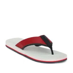 Louis Philippe Men's Red Thong Sandals-picture-47