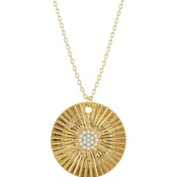 Silvermist 925 Sterling Silver Sunshine Chain Pendant for Women & Girls-image-44