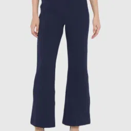 Trend Arrest Navy Straight Fit Trousers-22