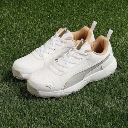 Puma Men's Classic Cat White Cricket Shoes-image-7