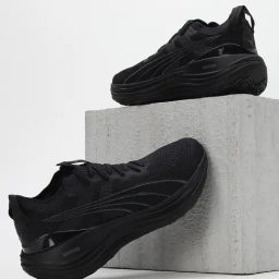 Puma Men's ForeverRun NITRO Knit Black Running Shoes-image-67