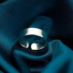 GIVA 92.5 Sterling Silver Keep Shining Ring for Men-picture-15