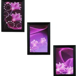 eCraftIndia Set of 3 Satin Matt Textured Art Painting-13