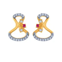 P.C. Chandra Jewellers 14k Gold Earrings for Women-picture-35