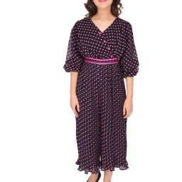 Cutecumber Kids Black & Pink Printed Jumpsuit-image-62