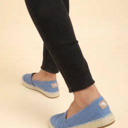 Truffle Collection Women's Blue Espadrille Shoes-picture-20