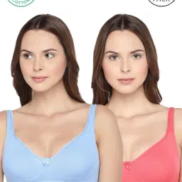 Inner Sense Blue & Pink Full Coverage Bra - Pack of 2-picture-20