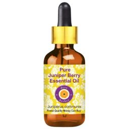 Deve Herbes Pure Juniper Berry Essential Oil with Glass Dropper - 10 ml-picture-14