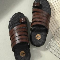 Hitz Men's Brown Toe Ring Sandals-picture-34