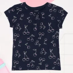 Pantaloons Junior Girls Navy T-Shirt-picture-44