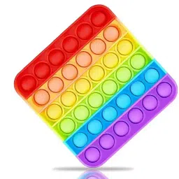 X4Decor Pop It Square Shape Fidget Sensory Toy Multicolor POP04 image 3