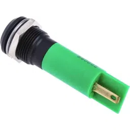 RS PRO Green Panel Mount Indicator, Mounting Hole Size 12 mm, Termination Type Solder Tab, IP Rating IP67, Model No 209068 image 3