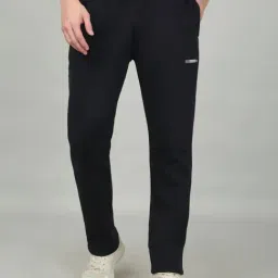 Cantabil Navy Blue Regular Fit Trackpants-picture-24