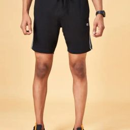 Ajile by Pantaloons Mid Black Slim Fit Shorts-picture-28