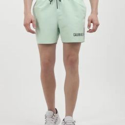 Calvin Klein Green Regular Fit Sports Shorts-image-39