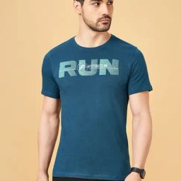 Ajile By Pantaloons Blue Slim Fit Printed T-Shirt-image-89