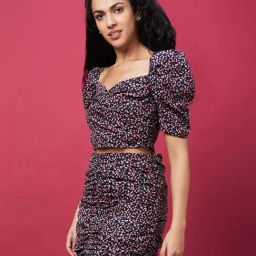 Globus Multicolor Printed Top With Skirt-picture-17