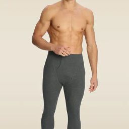 Jockey 2420 Charcoal Super Combed Cotton Rich Thermal Long Johns with Stay Warm Technology-image-109