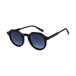 John Jacobs JJ S14669 Blue Polarized Round Sunglasses-image-87