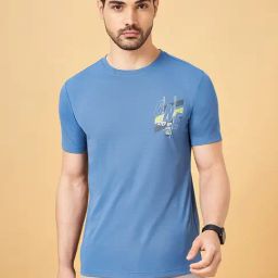 Ajile By Pantaloons Blue Slim Fit Printed T-Shirt-picture-39