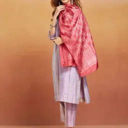 Fabindia Red Printed Stole image 2