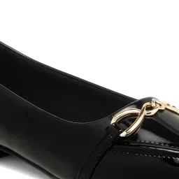 Flat N Heels Women's Black Falt Ballets image 5